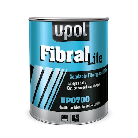 U-Pol FIBRAL GLASS FIBER FILLER, 3 Liter UP0700